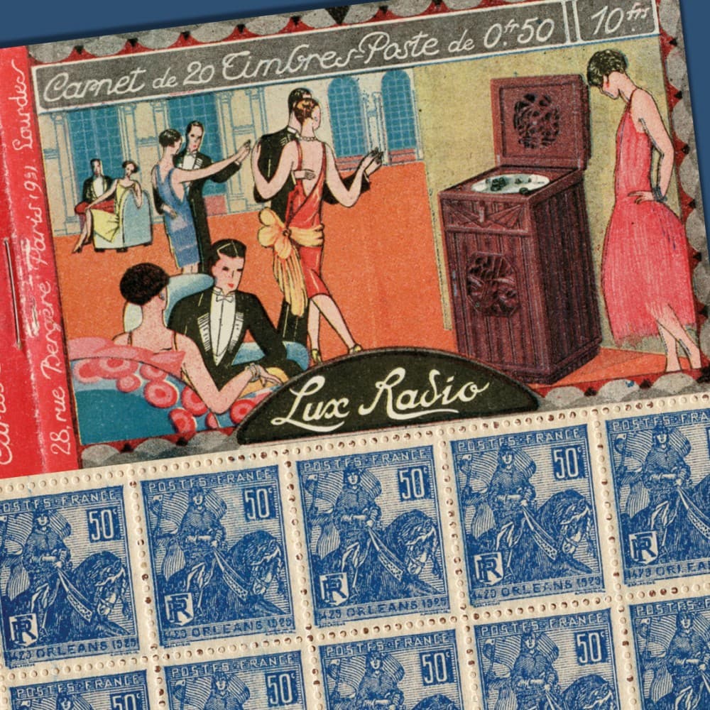 Carnets de timbres dans l'air du temps
