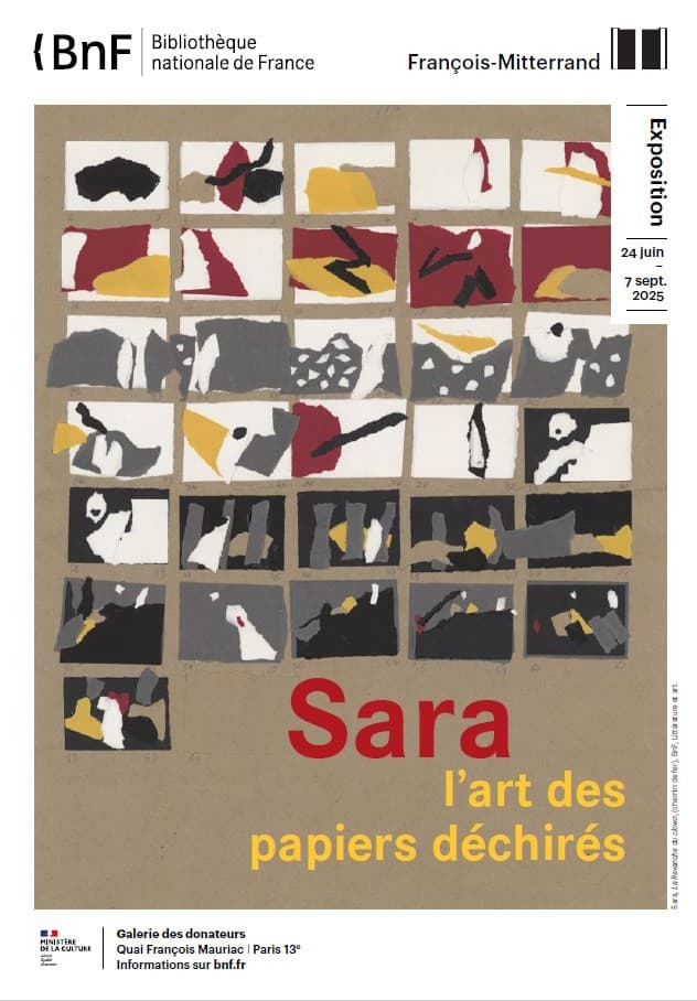 Sara, L'art des papiers déchirés