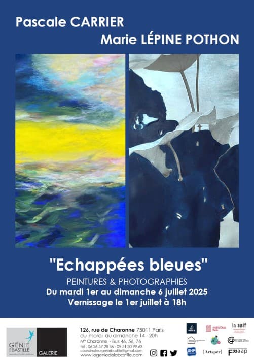 Échappées bleues : Pascale Carrier, Marie Lépine Pothon