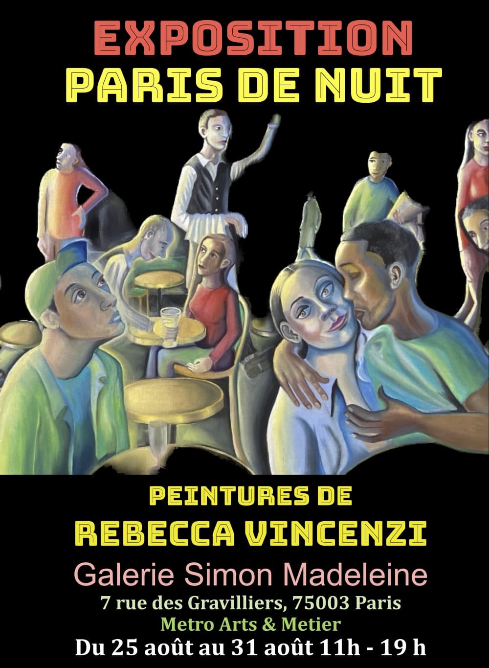 Paris de nuit : Rebecca Vincenzi