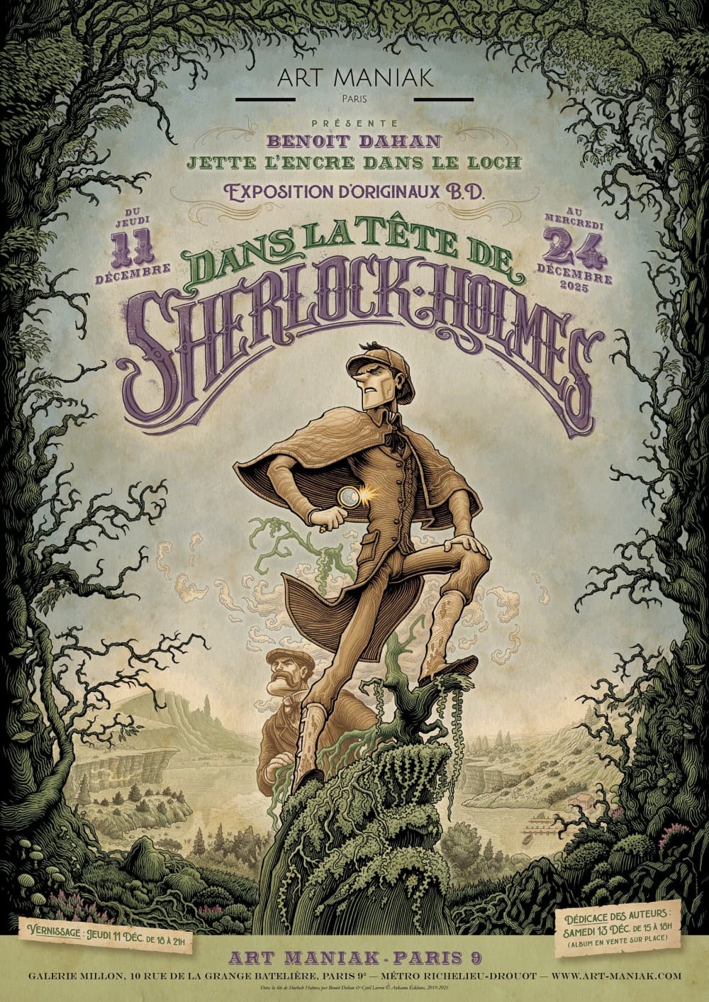 Dans la tête de Sherlock Holmes : Benoit Dahan jette l'encre dans le loch