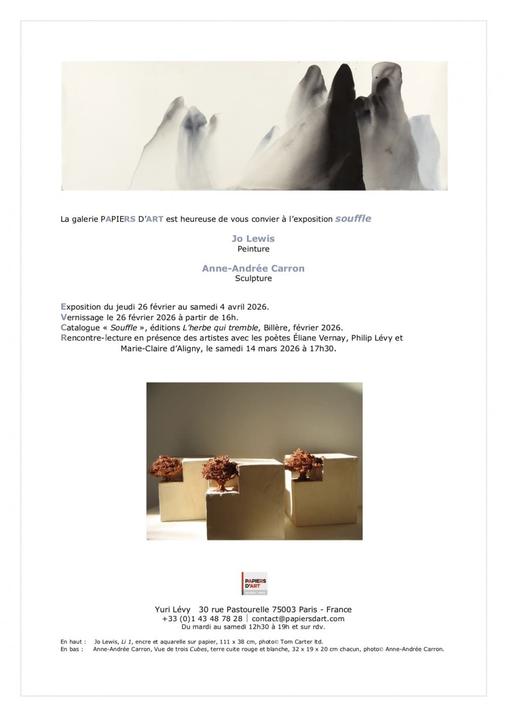 Souffle : Anne-Andrée Carron et Jo Lewis