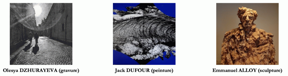 Olesya Dzhurayeva, Jack Dufour, Emmanuel Alloy