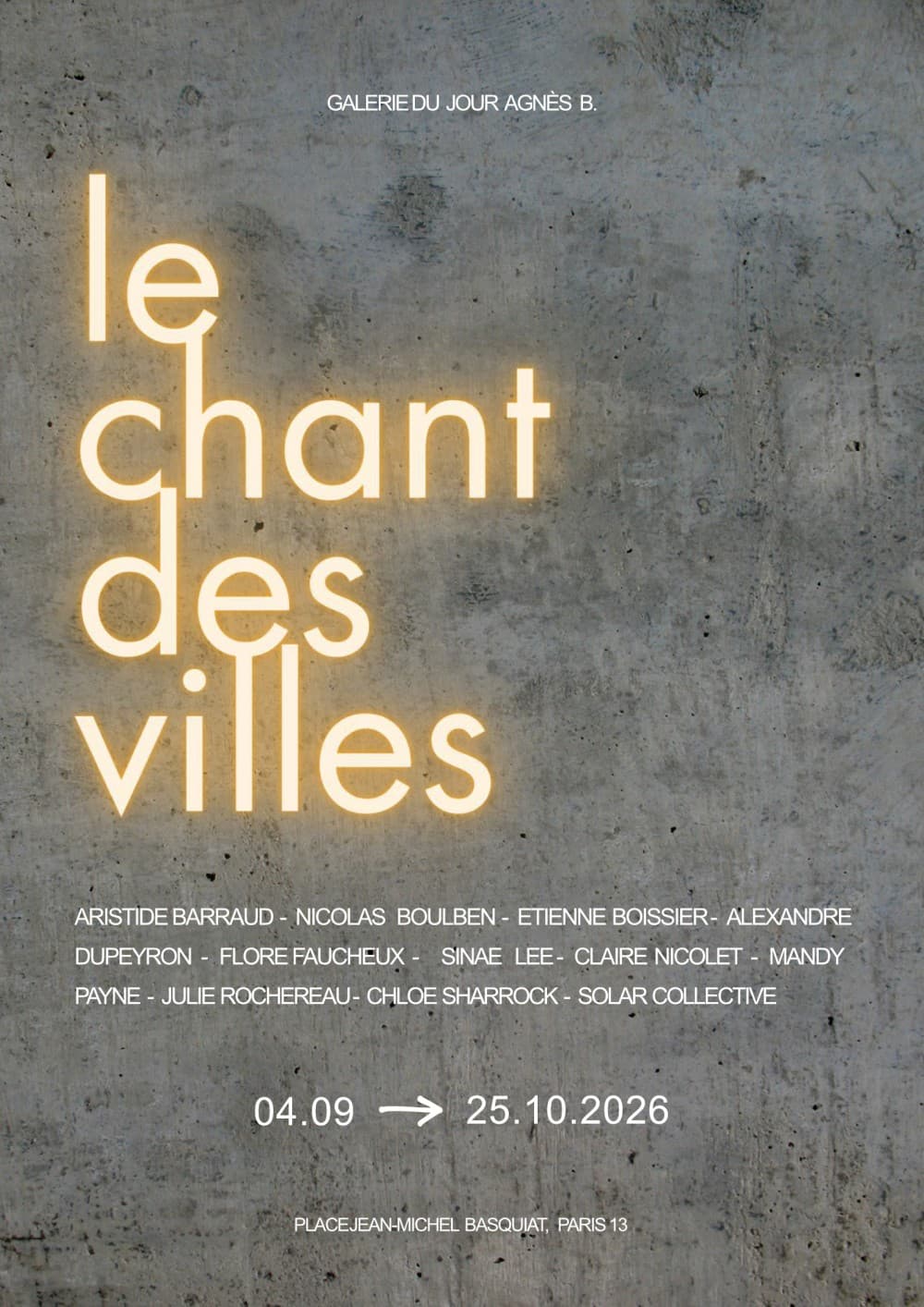 Le chant des villes