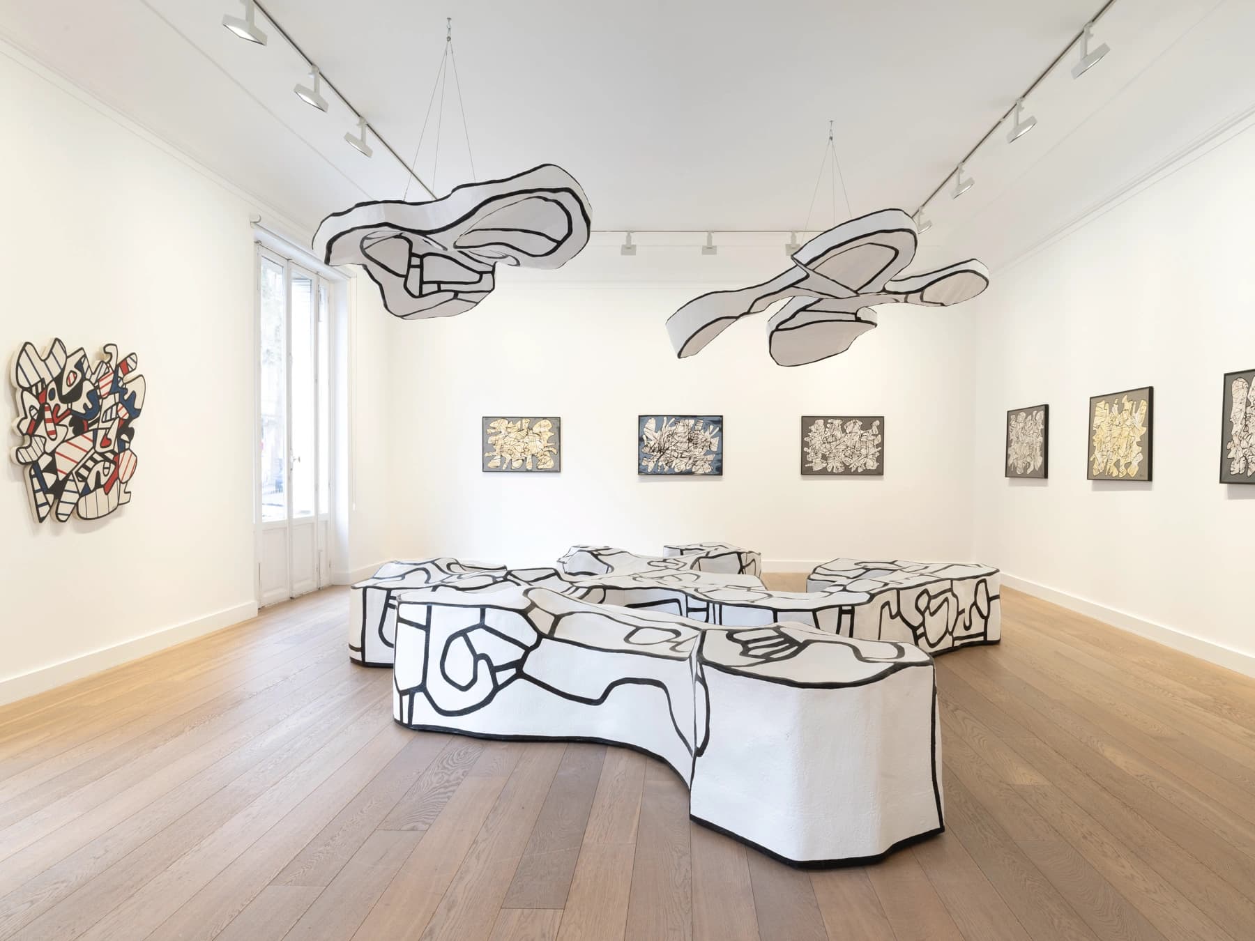 Jean Dubuffet: Banc-salon and Cerfs-volants