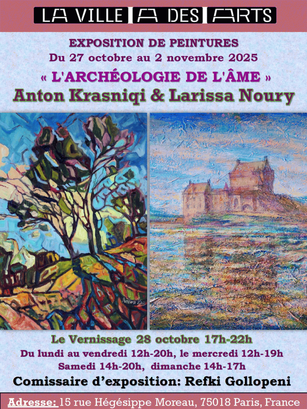 L'archéologie de l'âme : Anton Krasniqi, Larissa Noury