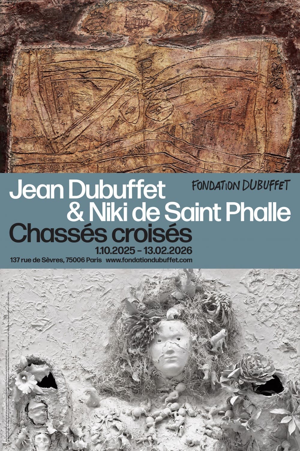 Jean Dubuffet & Niki de Saint Phalle, Chassés croisés