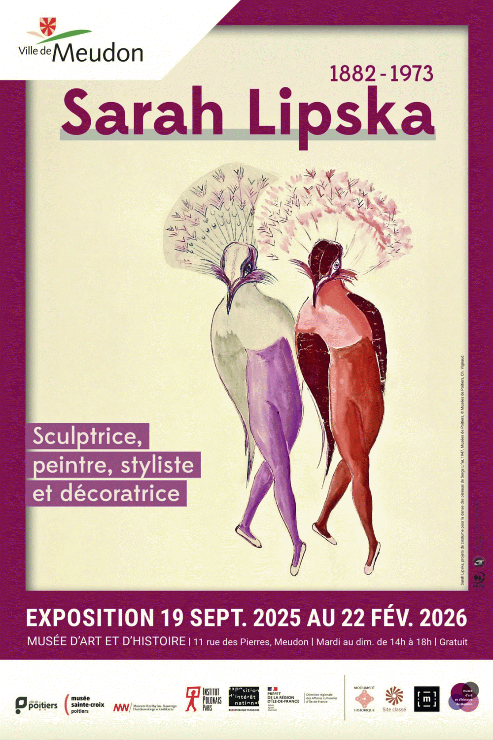 Sarah Lipska (1882-1973), sculptrice, peintre, styliste et décoratrice