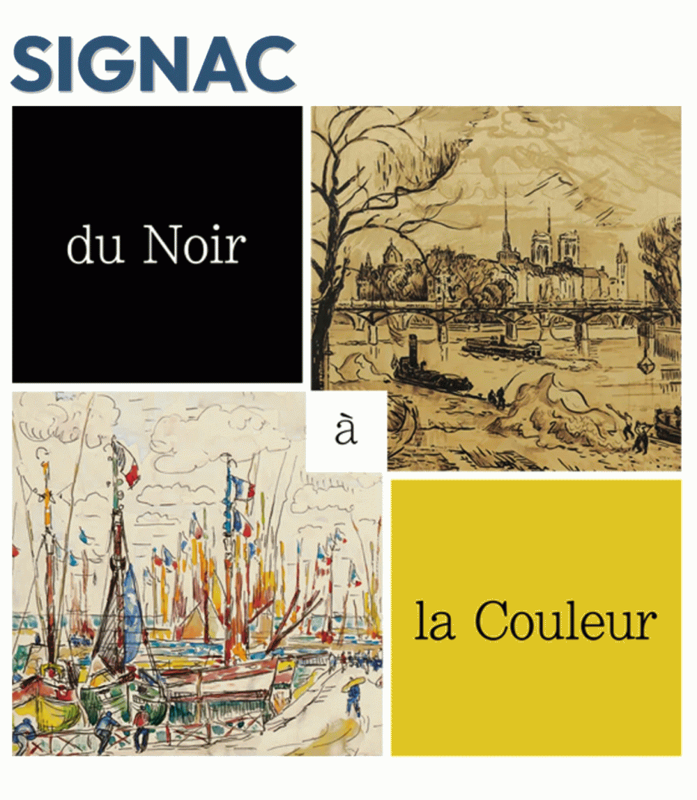 Signac, du Noir à la Couleur