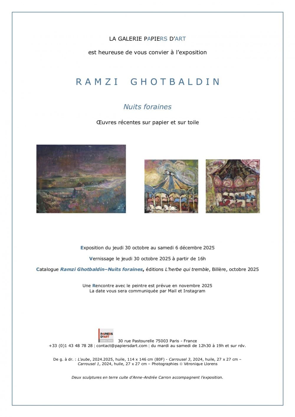 Nuits foraines : Ramzi Ghotbaldin