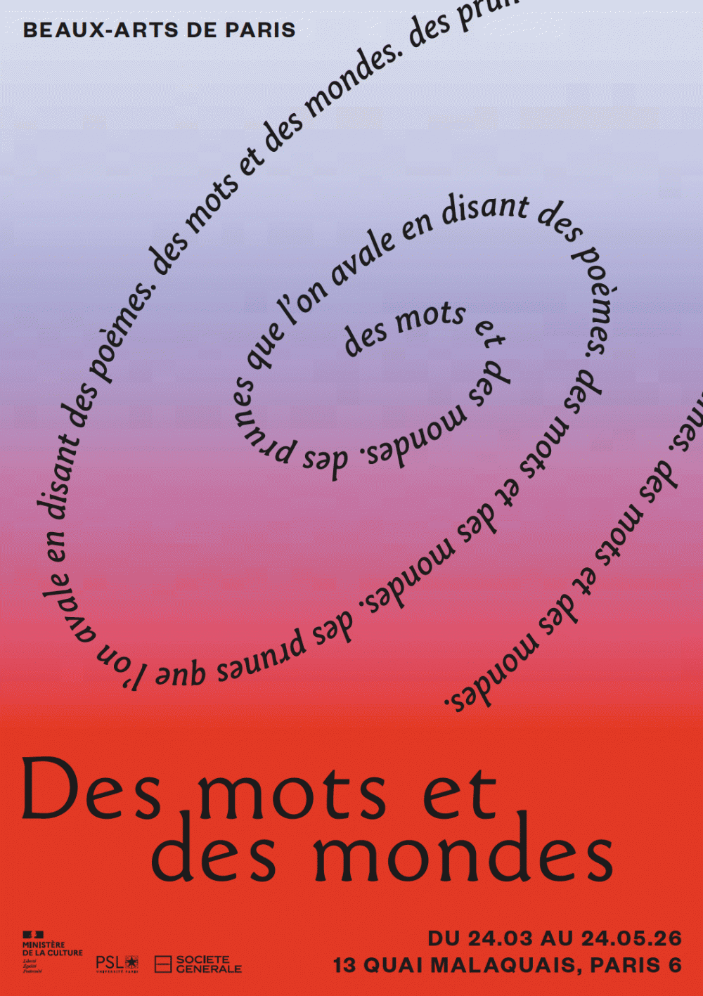Des mots et des mondes