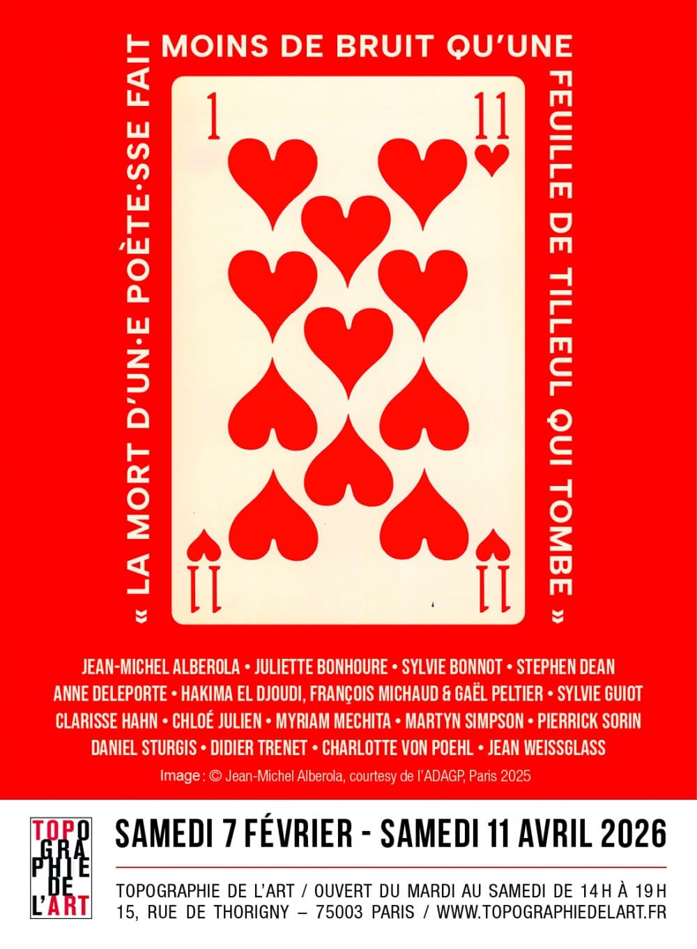 La mort d'un.e poète.sse fait moins de bruit qu'une feuille de tilleul qui tombe.