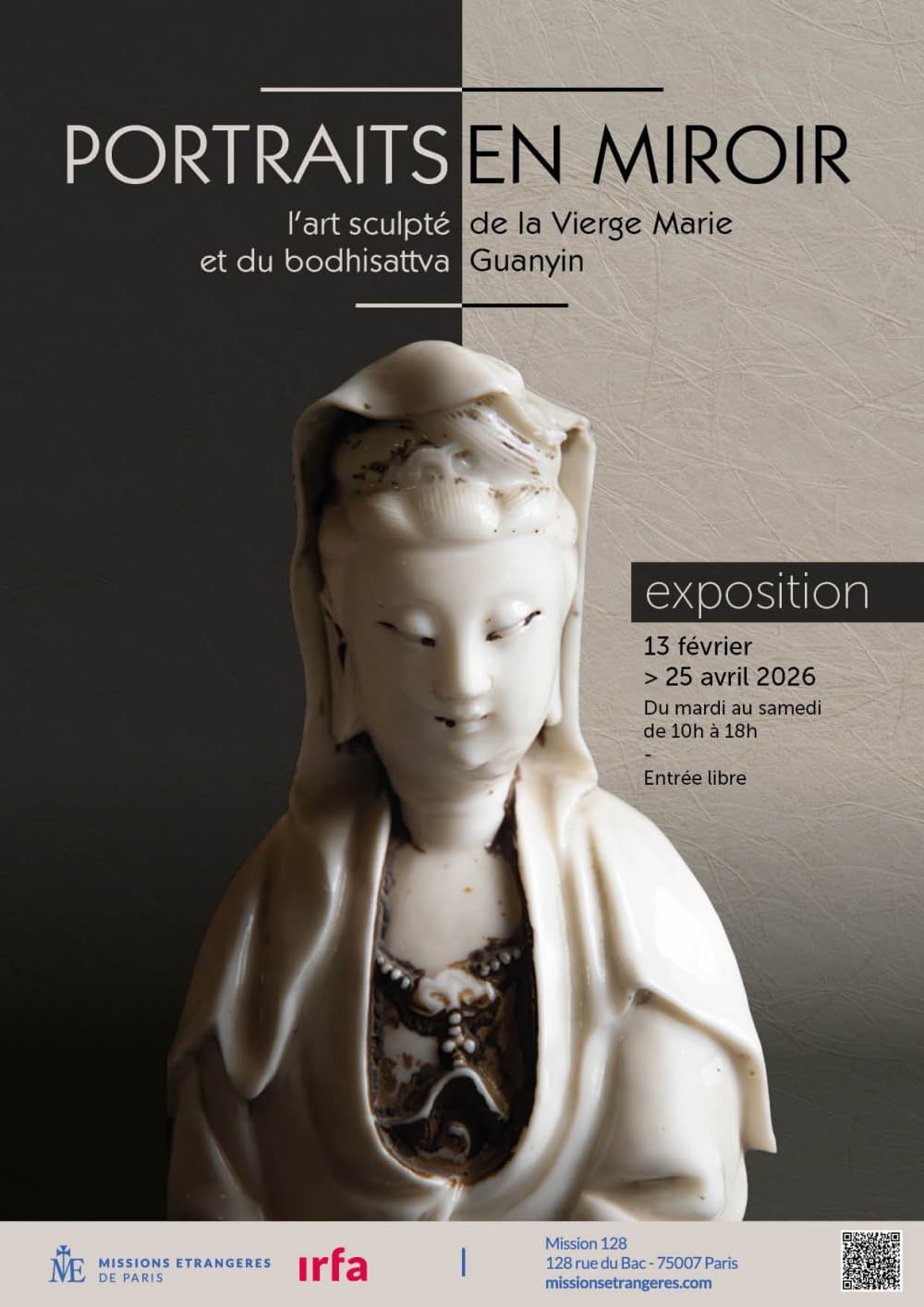 Portraits en miroir : l’art sculpté de la Vierge Marie et du bodhisattva Guanyin