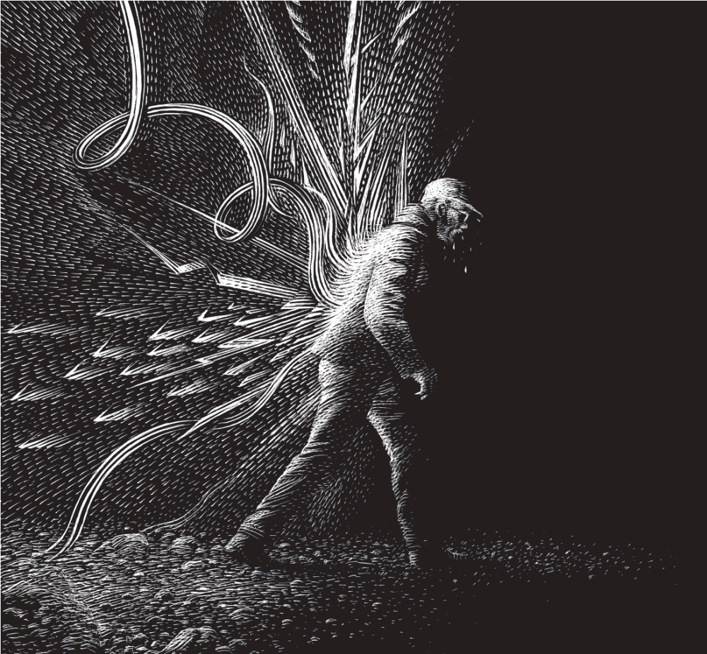 François Schuiten, illustre Sur les chemins noirs de Sylvain Tesson