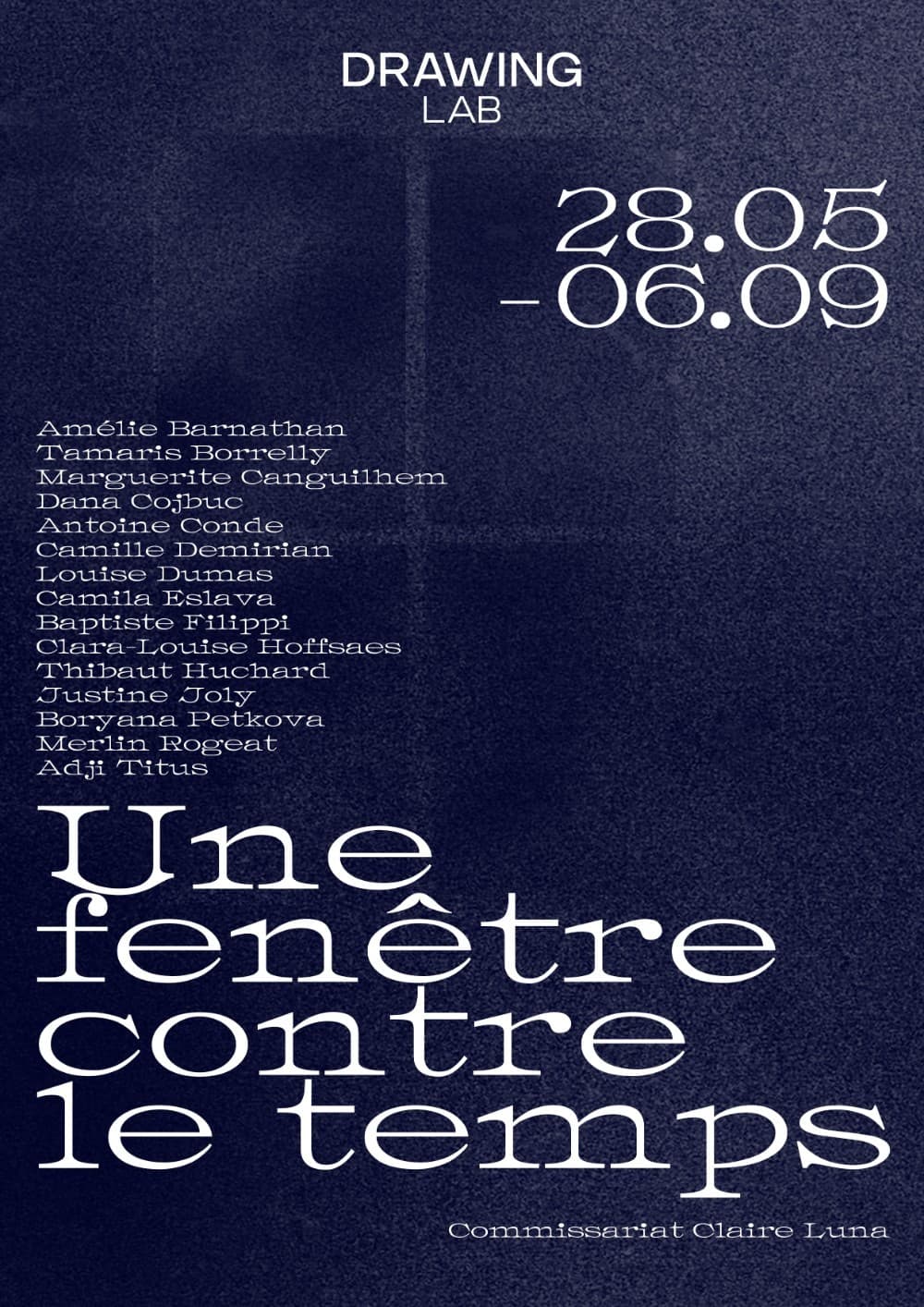 Une fenêtre contre le temps